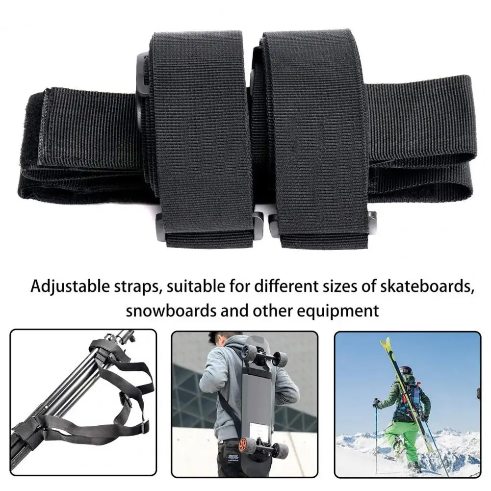 

Adjustable Strap Adjustable Length Ski Board Strap Durable Load-bearing Snowboard Pole Carrier Resistant to Wear Essential