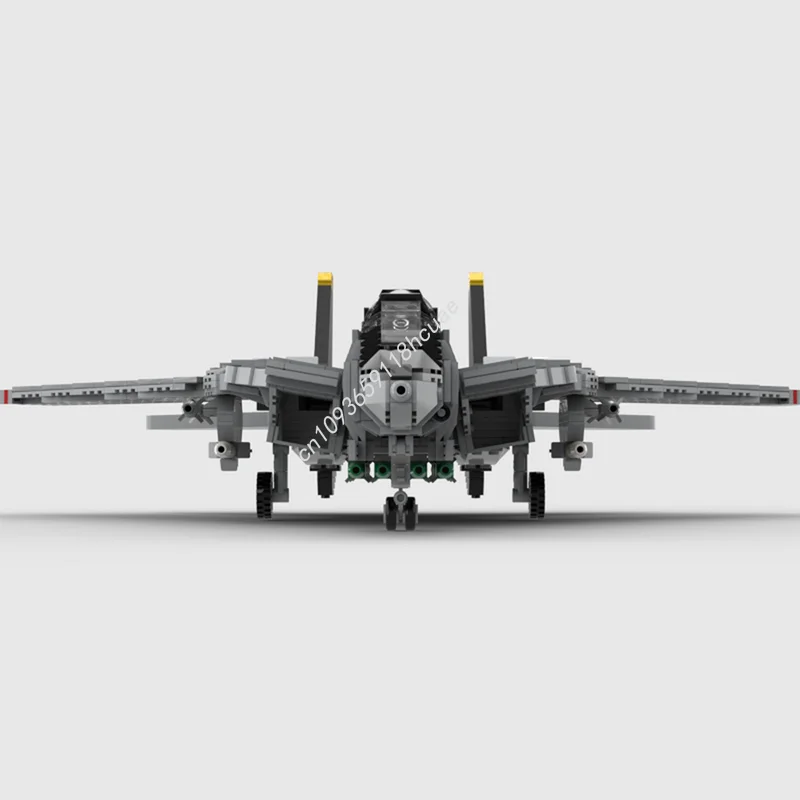 ตัวต่อ MOC F Tomcat A จำนวน 1481 ชิ้น แบบจำลองสร้างสรรค์ ของเล่น DIY แนวสถาปัตยกรรม ของขวัญคริสต์มาส ของขวัญวันเกิดสำหรับเด็ก