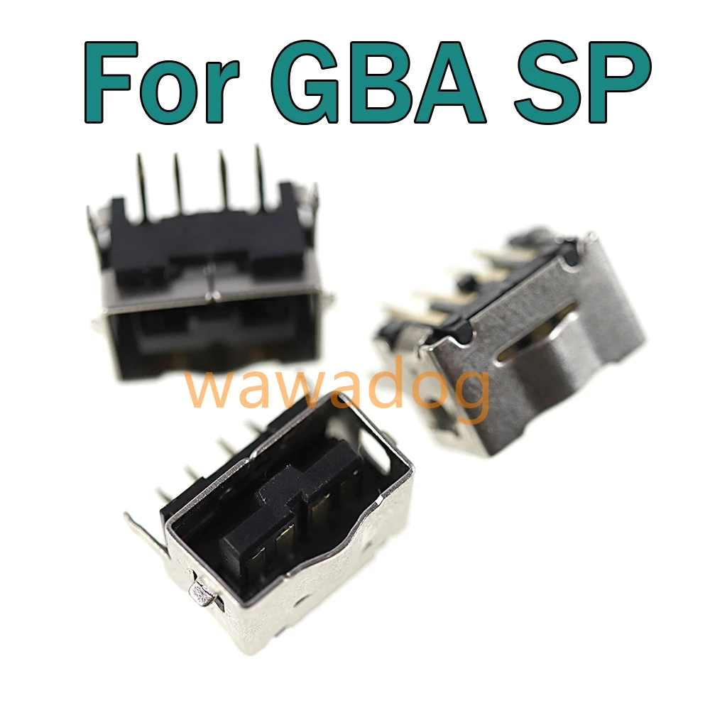 2pcs For Nintend GBA SP 2 Player Game Link Connect Power Jack Socket Charger Dock Connector