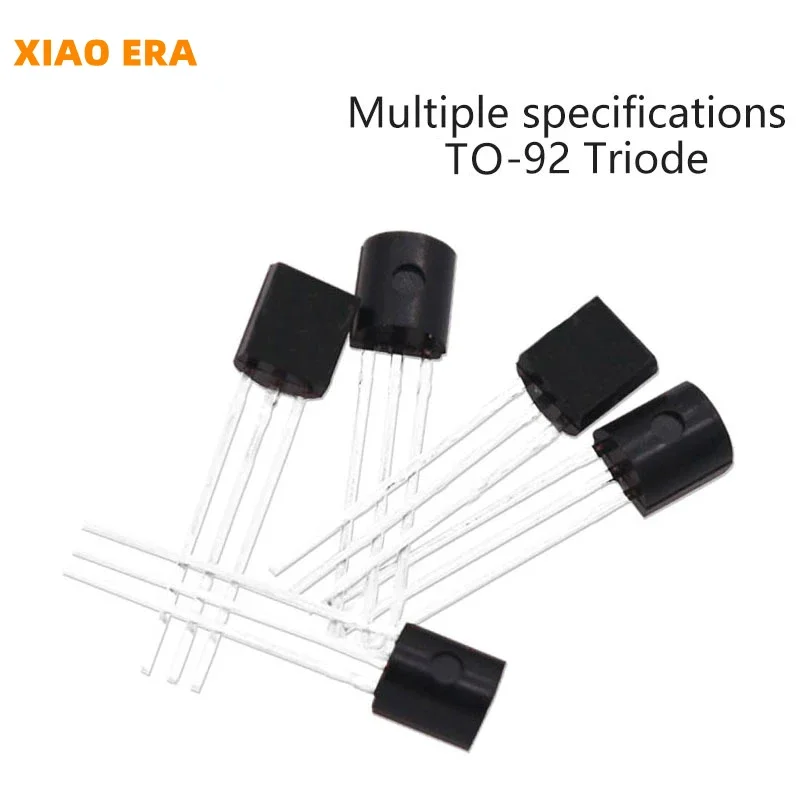 50Pcs PNP Transistor NPN Power Triode TO-92 2N2222 2N2907 2N3904 2N3906 2N4401 2N4403 2N5089BU 2N5401 2N5551 IC Diode