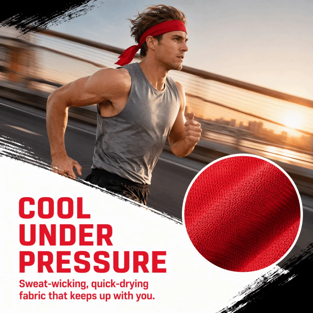 8PCS Quick Drying Sports Head Tie Tie Back 94% Polyester 6% Spandex Headband Head Tie Wide Band Sweat Absorbing Tennis Headband