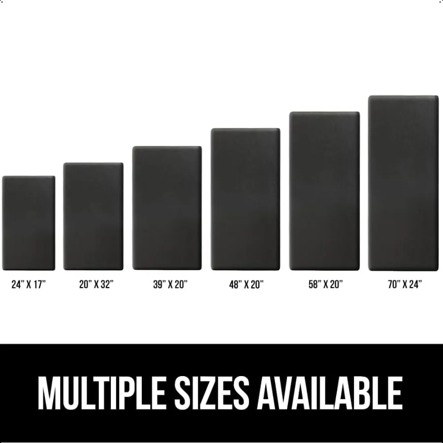 سجادات مطبخ مبطنة مريحة للأرضية 48 × 20 مقاومة للماء والبقع، قمة ناعمة 3 4 بوصة سميكة مريحة واقفة #6