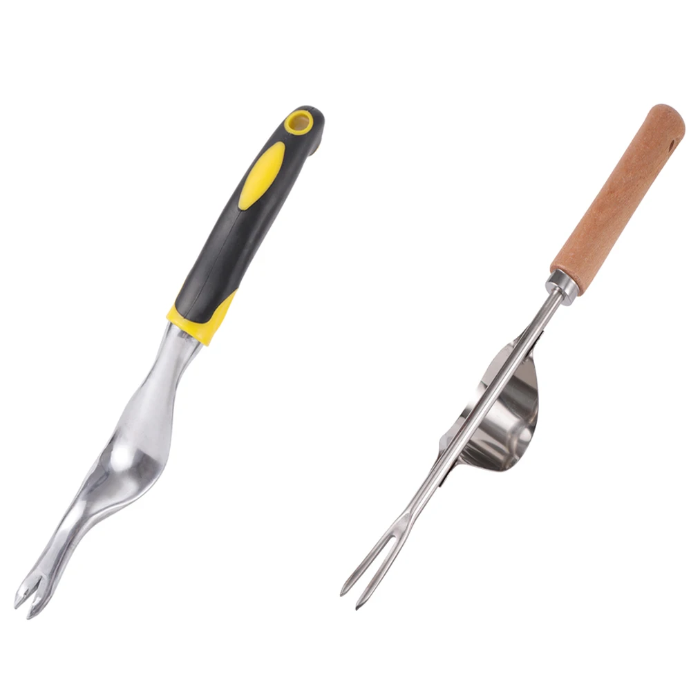 

Stainless Steel Manual Weeder Garden Outdoor Hand Weeding Tool Removal Farmland Puller Dandelion Digging Lawn Weeder Transplant