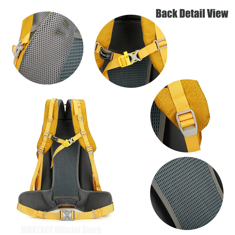 المشي لمسافات طويلة تخزين على ظهره قوي 40 لتر حقيبة السفر التكتيكية على ظهره الرحلات على ظهره تسلق الجبال المشي لمسافات طويلة التخييم على ظهره #5