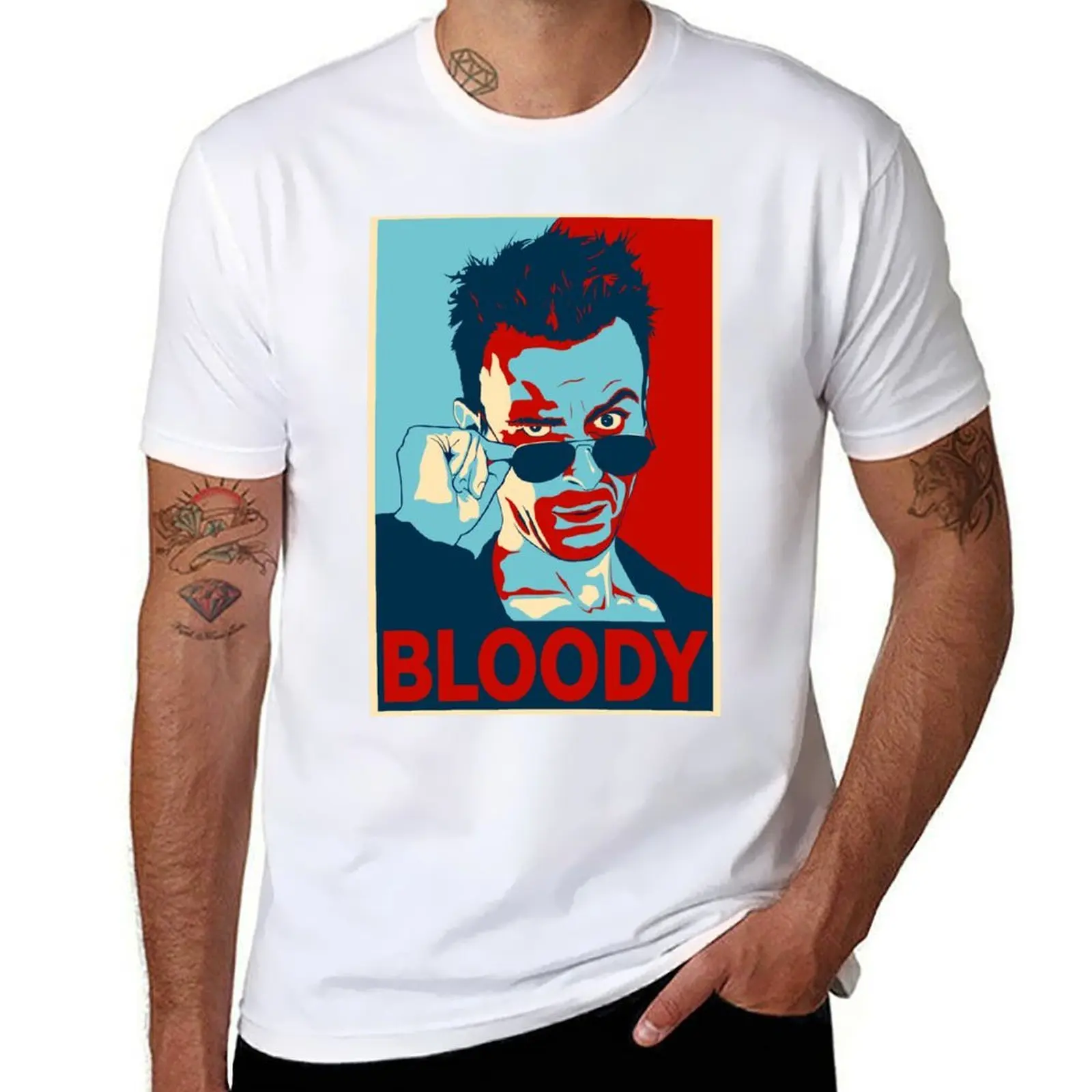 BLOODY CASSIDY T-Shirt Basic All Season Solid T-Shirt