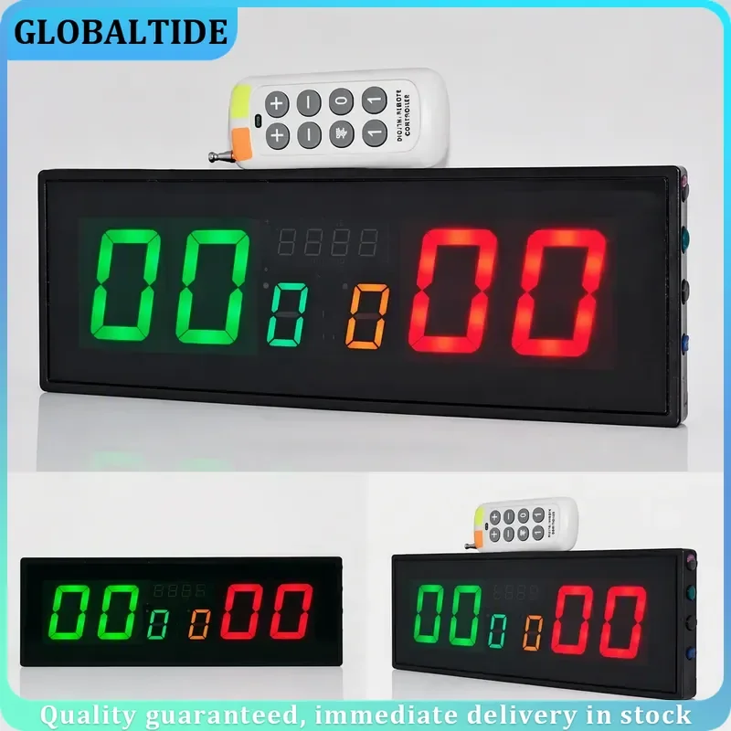 New Electronic Digital Score Counter Remote Control Indoor Scoreboard Table Tennis Badminton Volleyball Basketball Game Tally