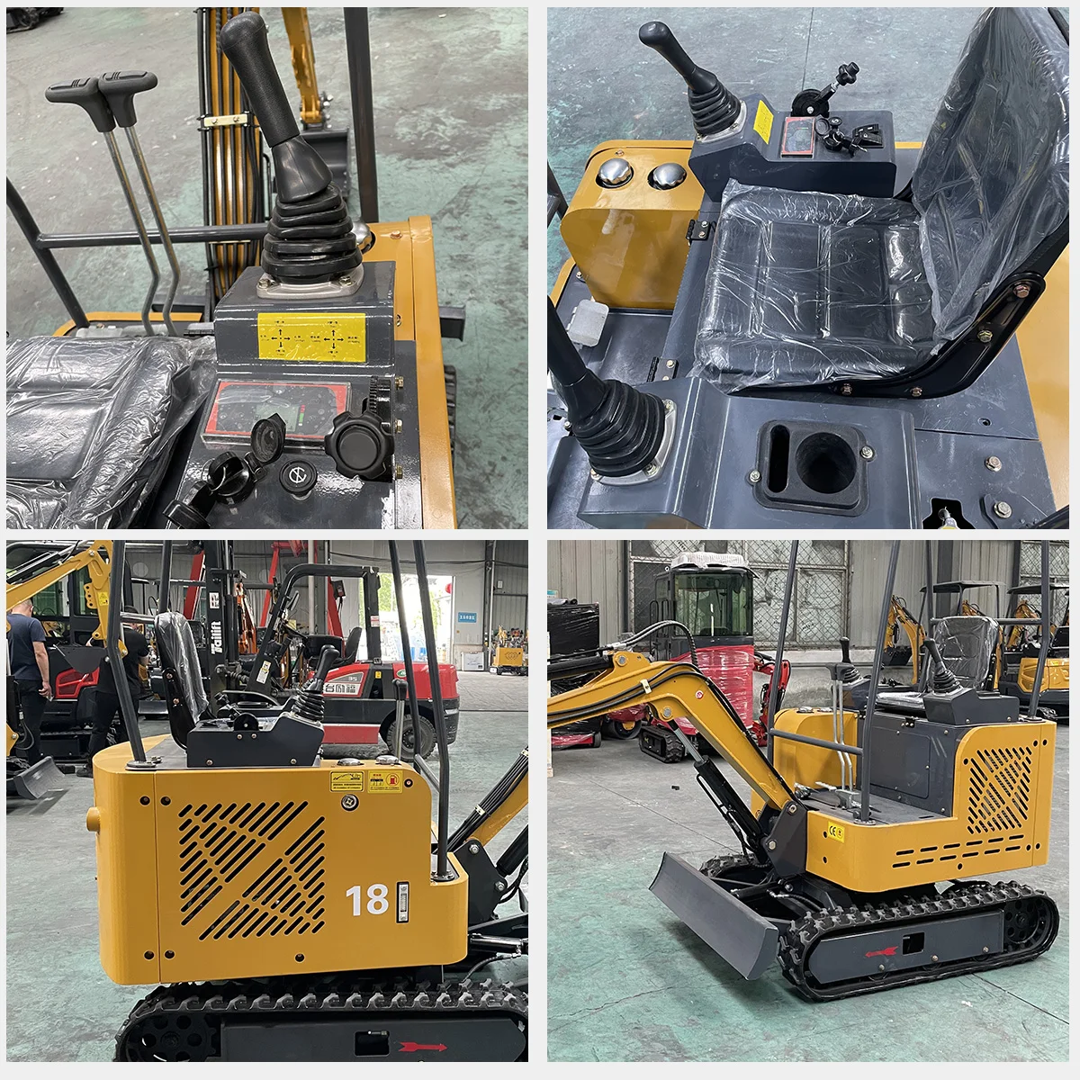 Mini Excavator Laris Manis Ce Epa Euro 5 Kustom 1.5 Ton 1.8 Ton Excavator Mini Crawler Harga Spesial Pengiriman Cepat