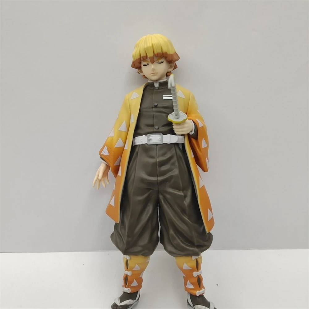 

15CM Bandai Demon Slayer Agatsuma Zenitsu No Base Genuine Bulk Goods Have Defects Model Doll Action Figure Birthday Gift