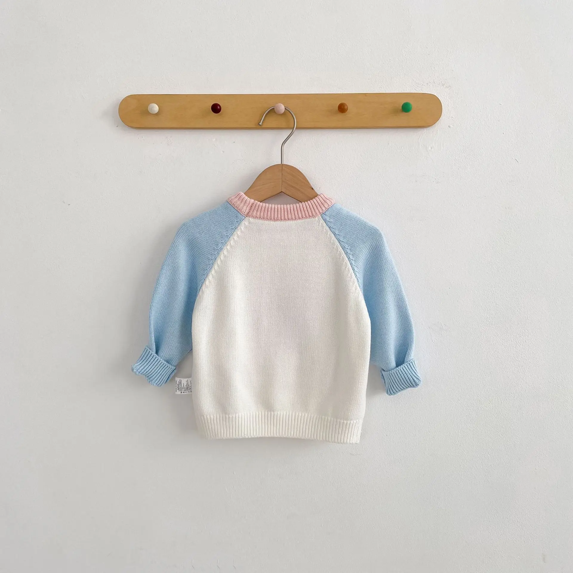 Frühling und Herbst Neue Stil 1-3 Jahre Alte Weibliche Baby Ärmel Kaninchen Gestrickte Hoodie Pullover