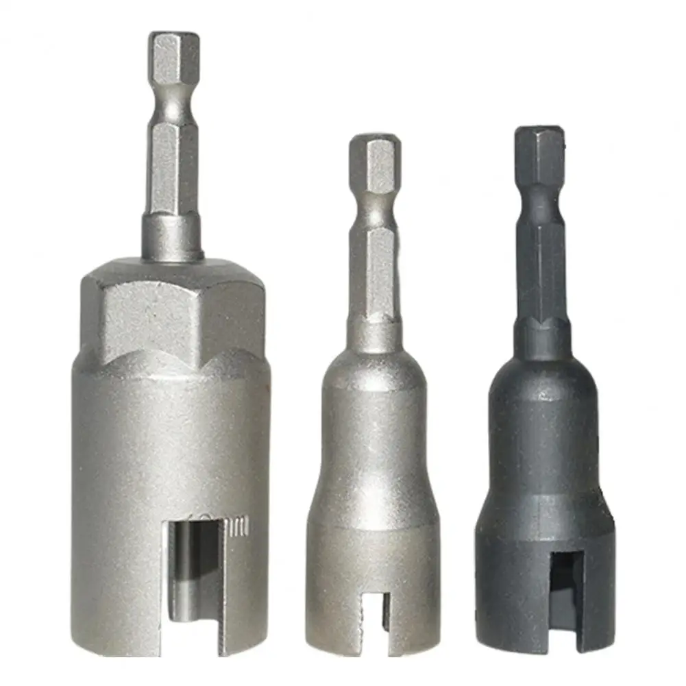 Power Wing Nut Driver Bit Set Simple Installation Hex Shank Slot Wing Nut Drill Bit Socket Wrenches Tool