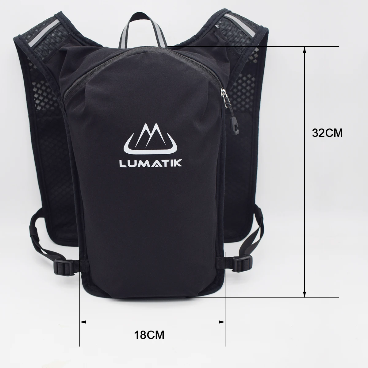 LUMATIK ركوب الدراجات والجري والمشي لمسافات طويلة سترة تنفس دراجة عبر البلاد ماراثون الرياضة خفيفة الوزن متعددة الوظائف في الهواء الطلق حقيبة