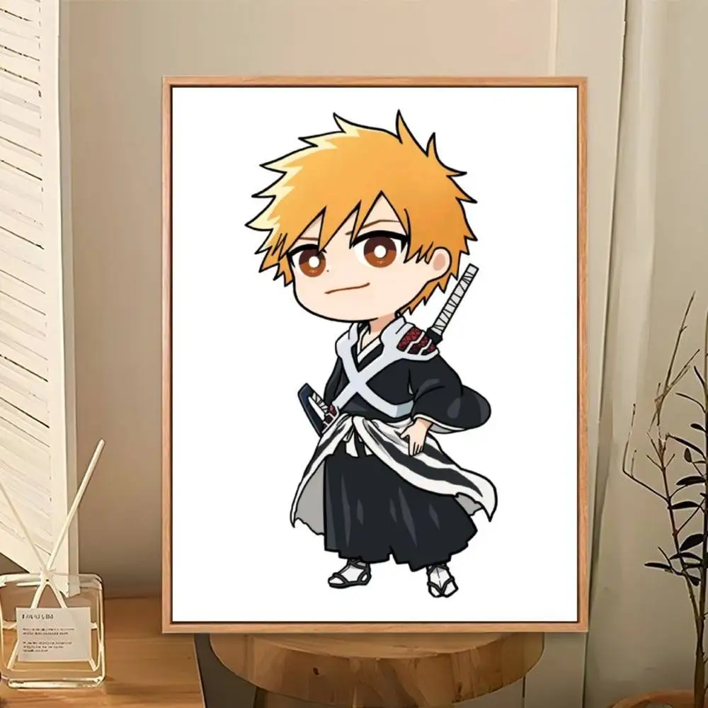Anime I-Ichigo K-Kurosaki Poster Perfect Space Sticker Self Adhesive for Office Home Theater Wall Art Decor Fancy Gift