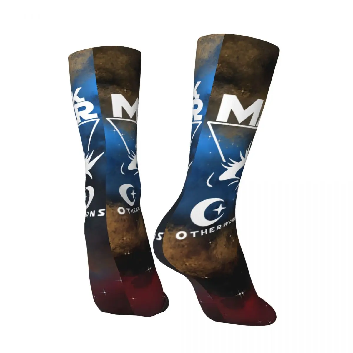 Crazy compression Dark Matter Studio Official Logo Sock for Men Vintage Pearl Jam Seamless Pattern Crew Sock Novelty