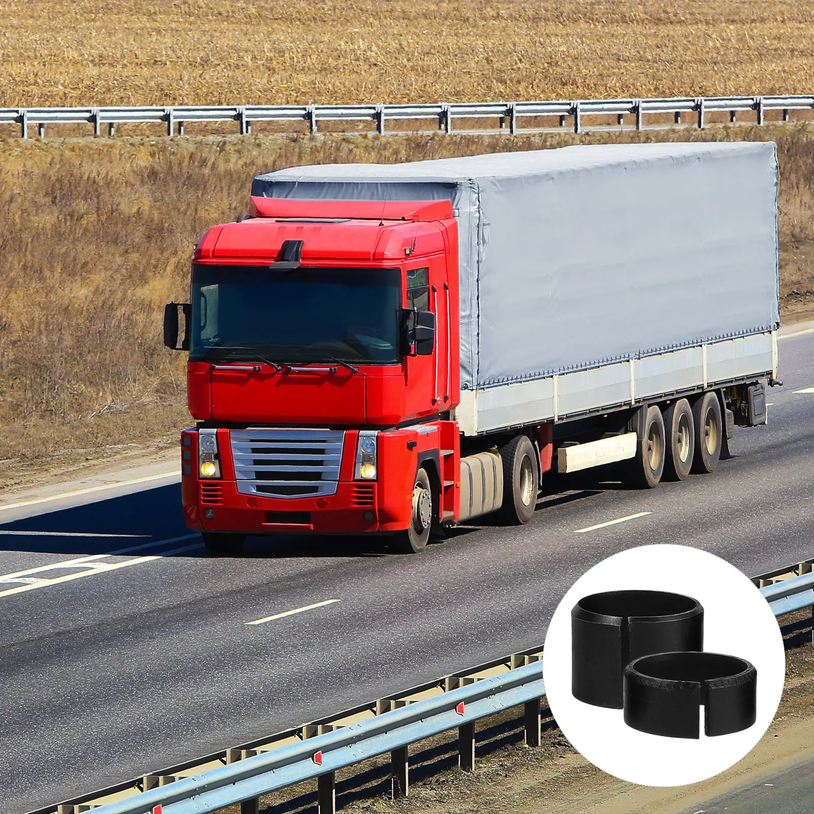 

1 Set Steel Truck Wheel Hub Positioning Sleeve Medium Steel Tire Screw Truck Ring Precision Balancing Sleeve Wheel Screw