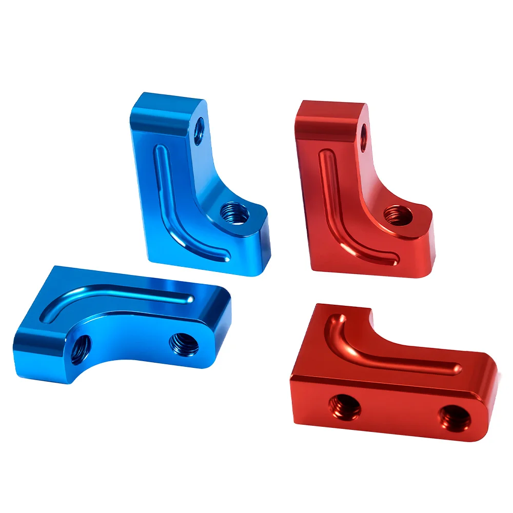 9IMOD RC سيرفو جبل البقاء 2 قطعة الألومنيوم سيرفو جبل قوس ل Tamiya TB03 TT02 XV01 الهيكل سيرفو يتصاعد ترقيات أجزاء 54090 #6