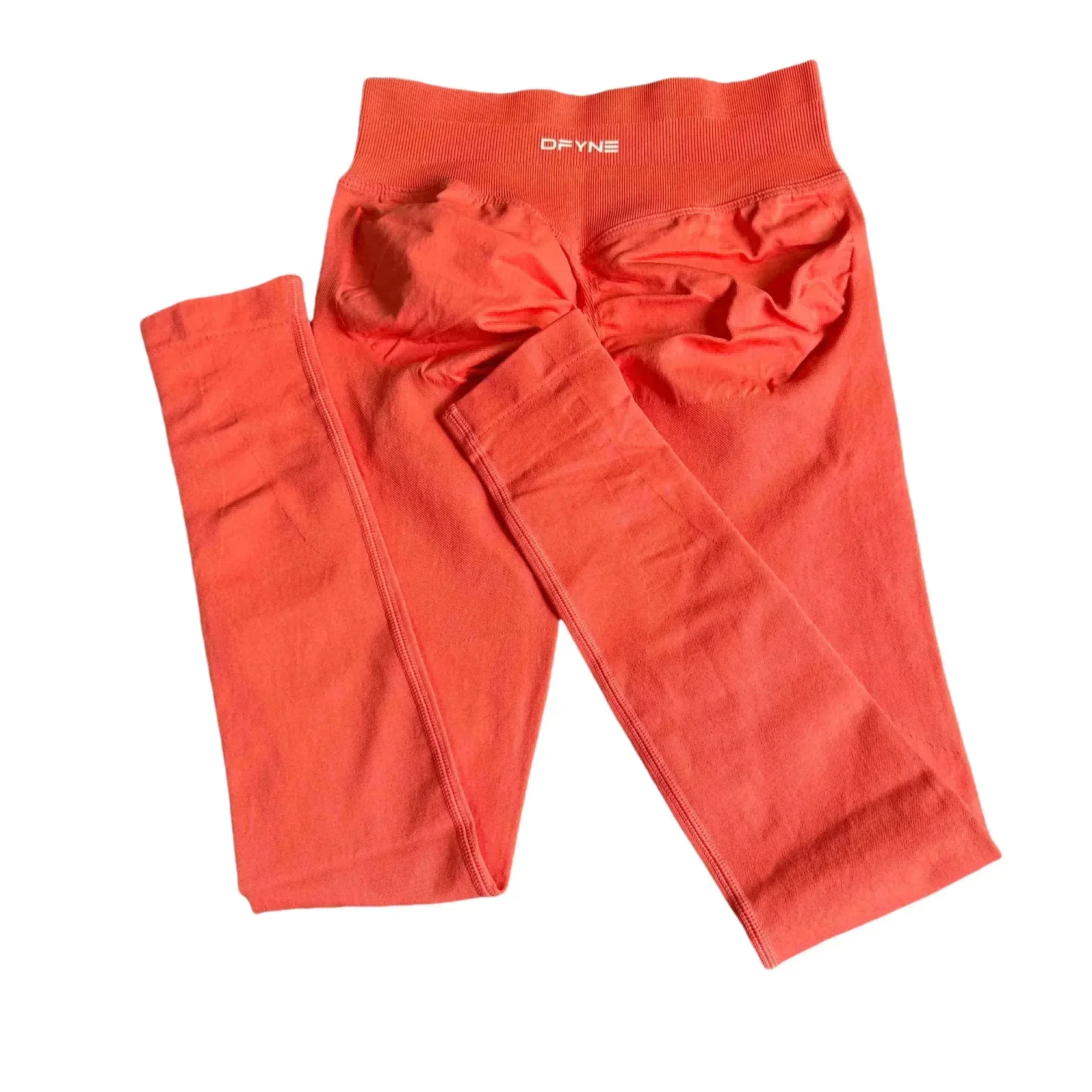 Dynamic Impact Leggings for Women Scrunch Seamless Yoga Legging Low Ribbed Band Gym Sports Pants High Stretchy Fitness Tights