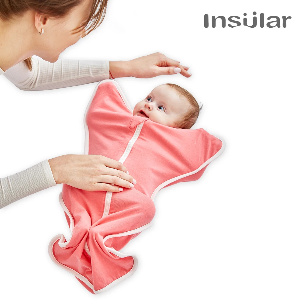 INSULAR New Cotton Baby Sleeping Bag Four Seasons Zipper Bags Newborn Baby bags Wrap Sleepsacks Baby Bedding Swaddling Sleepwear