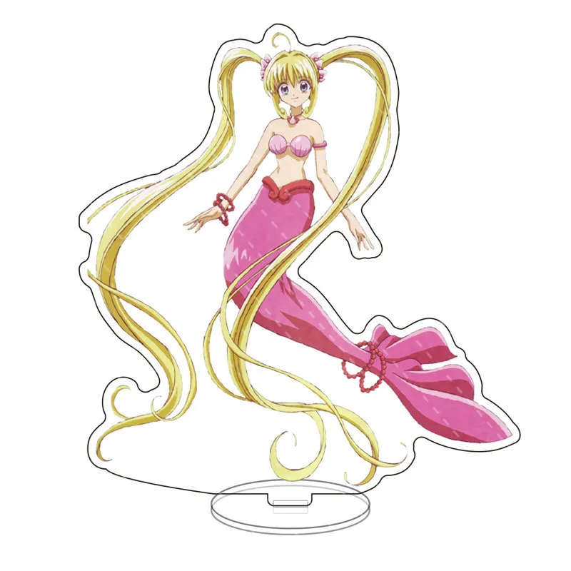 Anime Mermaid Melody Pichi Pichi Pitch stand Figures Doll Nanami Ruchia Luchia Acrylic Model Plate Desk Decor ornament Fans gift