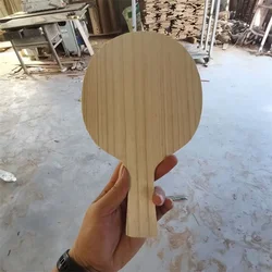 Table Tennis Blade Large Core A-level Racket Butterfly Shape Of Paulownia , Ayous Different Thickness For Choices