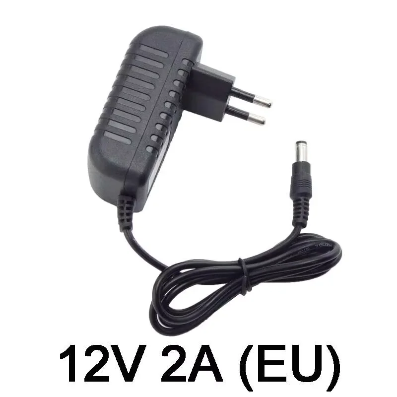 12v2a محول التيار الكهربائي كاميرات الدوائر التلفزيونية المغلقة 220 فولت إلى 12v24w Led قطاع مفتاح الإضاءة الطاقة