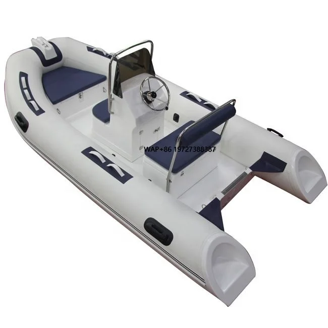 

CE 12ft RIB360 Orca PVC Hypalon Rigid Fiberglass Hull Inflatable Boat for Rowing