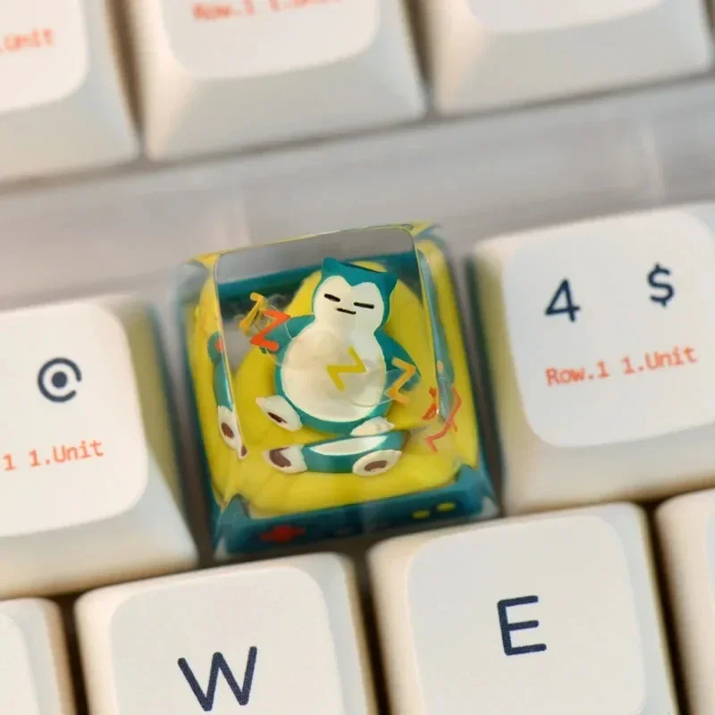 

Pokemon Keycaps Gengar Eevee Cross Shaft Pikachu Journeys Keycap New Stereo Cute Illustration Mechanical Keyboard Resin Keycap