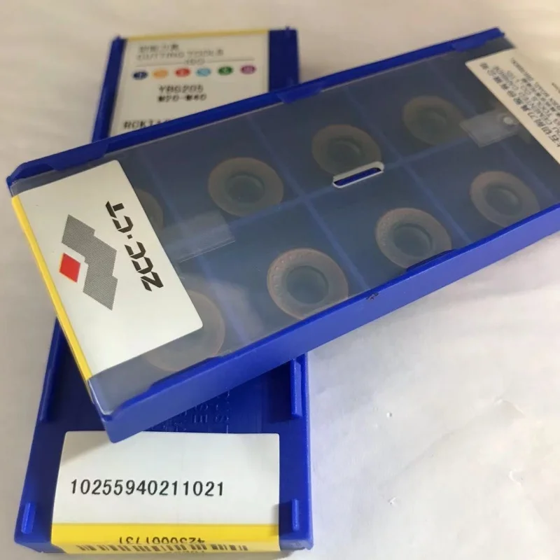 ZCC.CT RCKT1204MO-DR YBG205 CNC turning tool blade carbide inserts High-Quality Precision Cutting Tools 10Pcs