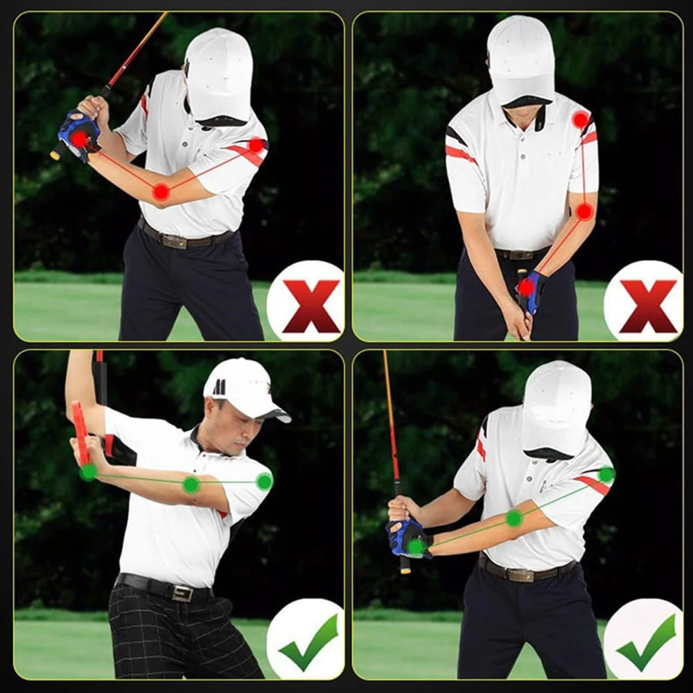 FzcSpeedGolf Schwungtrainer Golf Rotierender Schwung-Haltungsverbesserer Helfer zur Haltungsverbesserung Golf-Trainingshilfen – Detail 3