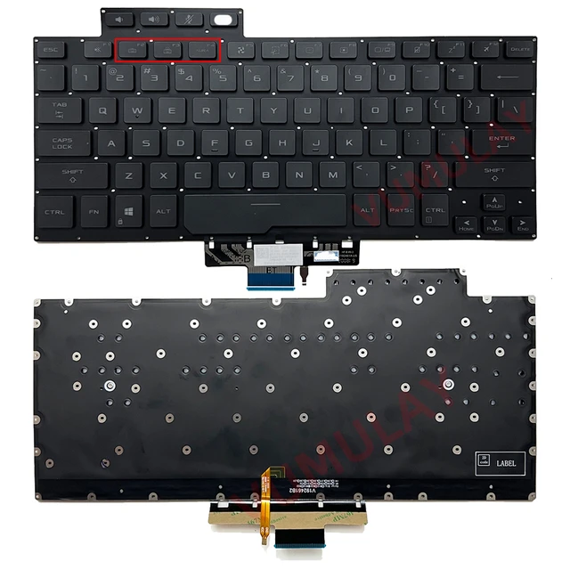 US Keyboard for ASUS ROG Zephyrus G14 GA401 2021 GA401I GA401QC GA401QE  GA401QH GA401QM GA401IHR GA401IV GA401U GA401M GA401QM