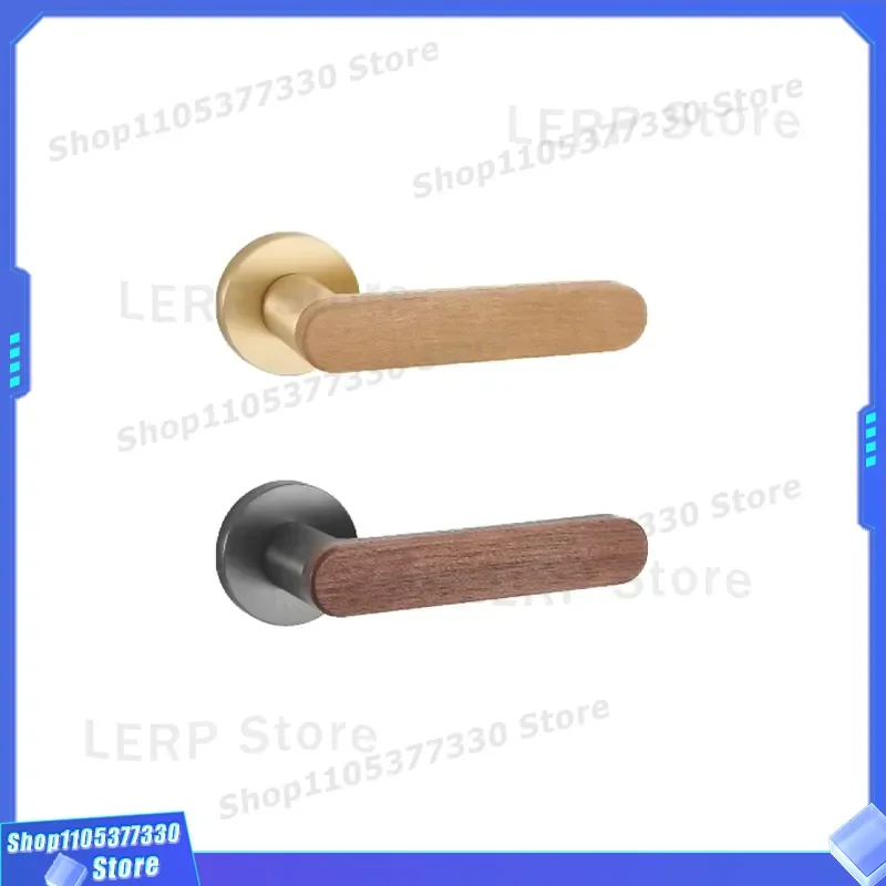 Modern Satin Matte Black Door Lock Set Steel Handle for Wood Bathroom Hotel Office Interior Security Hardware Accessories