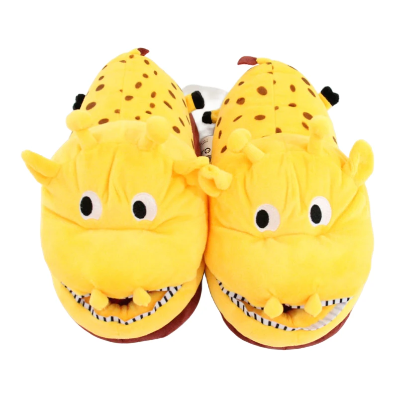 2024 Original new giraffe three-dimensional plush slippers home cartoon winter warm floor with cotton shoes