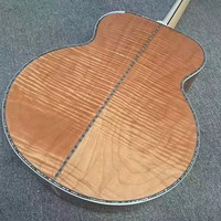 43 inch Jumbo mold solid wood profile full abalone shell inlaid acoustic acoustic guitar J200 series