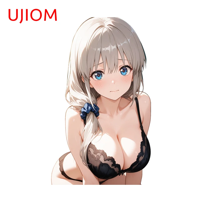 UJIOM Alluring Uzaki Chan Unique Graphics Wall Sticker Eye Catching Customizable Vinly Decal Suitable For Wardrobe Room Decor
