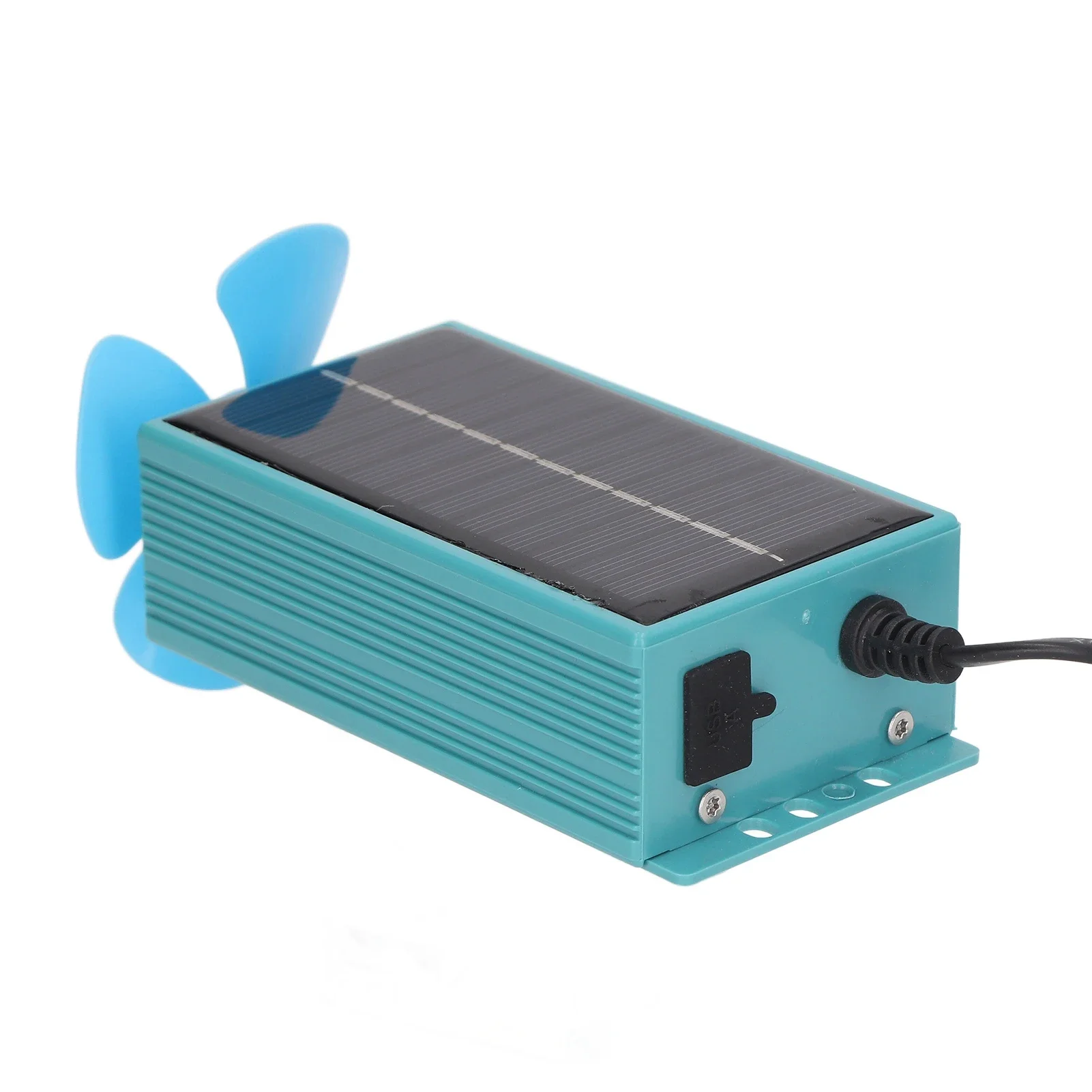 Solar powered wind turbine, electric vehicle, outdoor work, extended range generator