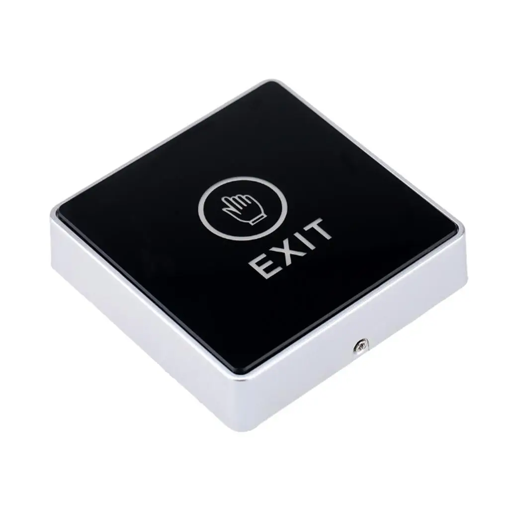 Wall Mount Door Touch Button Switch Dual LED Colors Release Push for Secure Entry Access Control