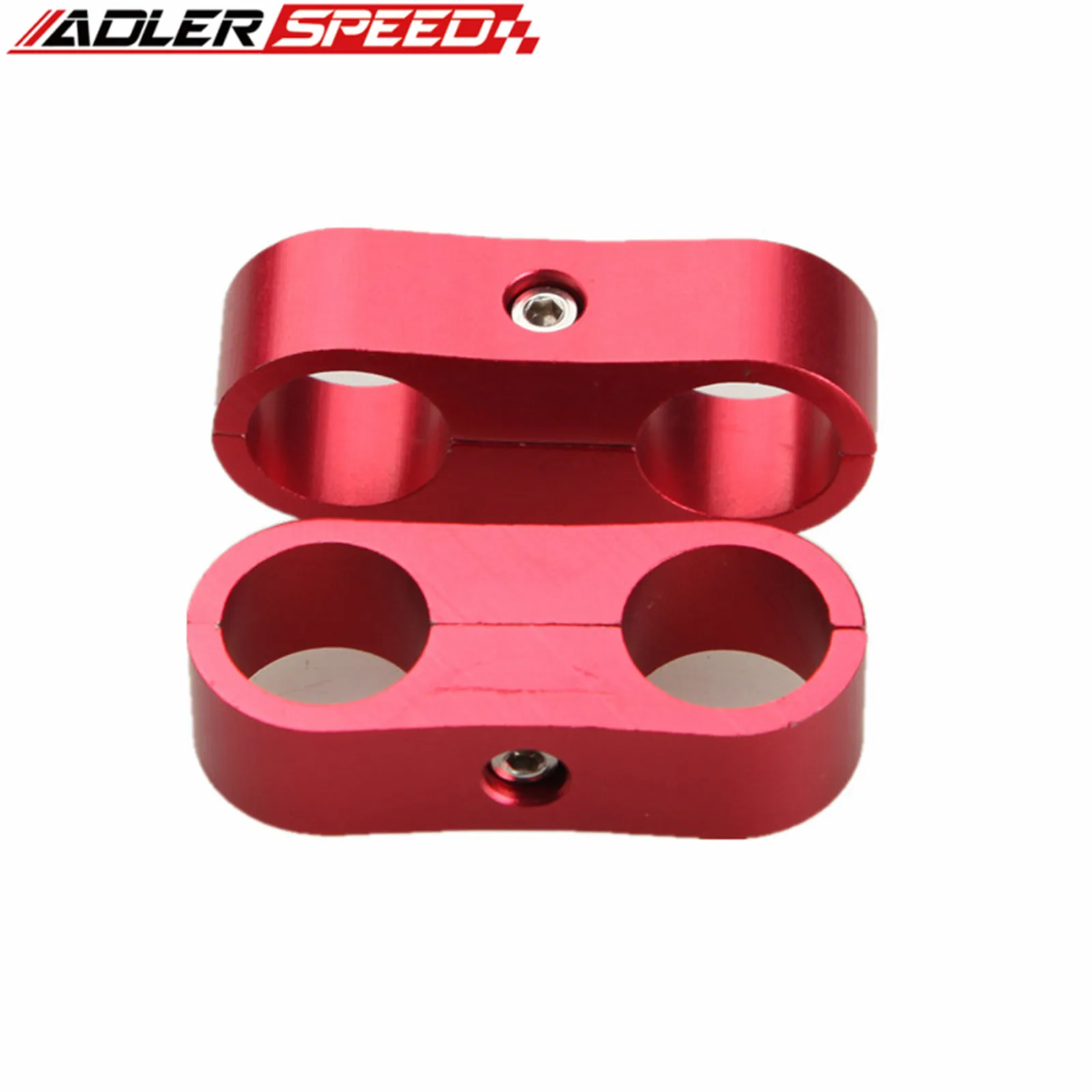 2pc universal an3an4 an6 an8 an10 an12 an27 Billet öl Kraftstoff Wassers ch lauch rohr Seprator Teiler klemme Aluminium leitungs abscheider