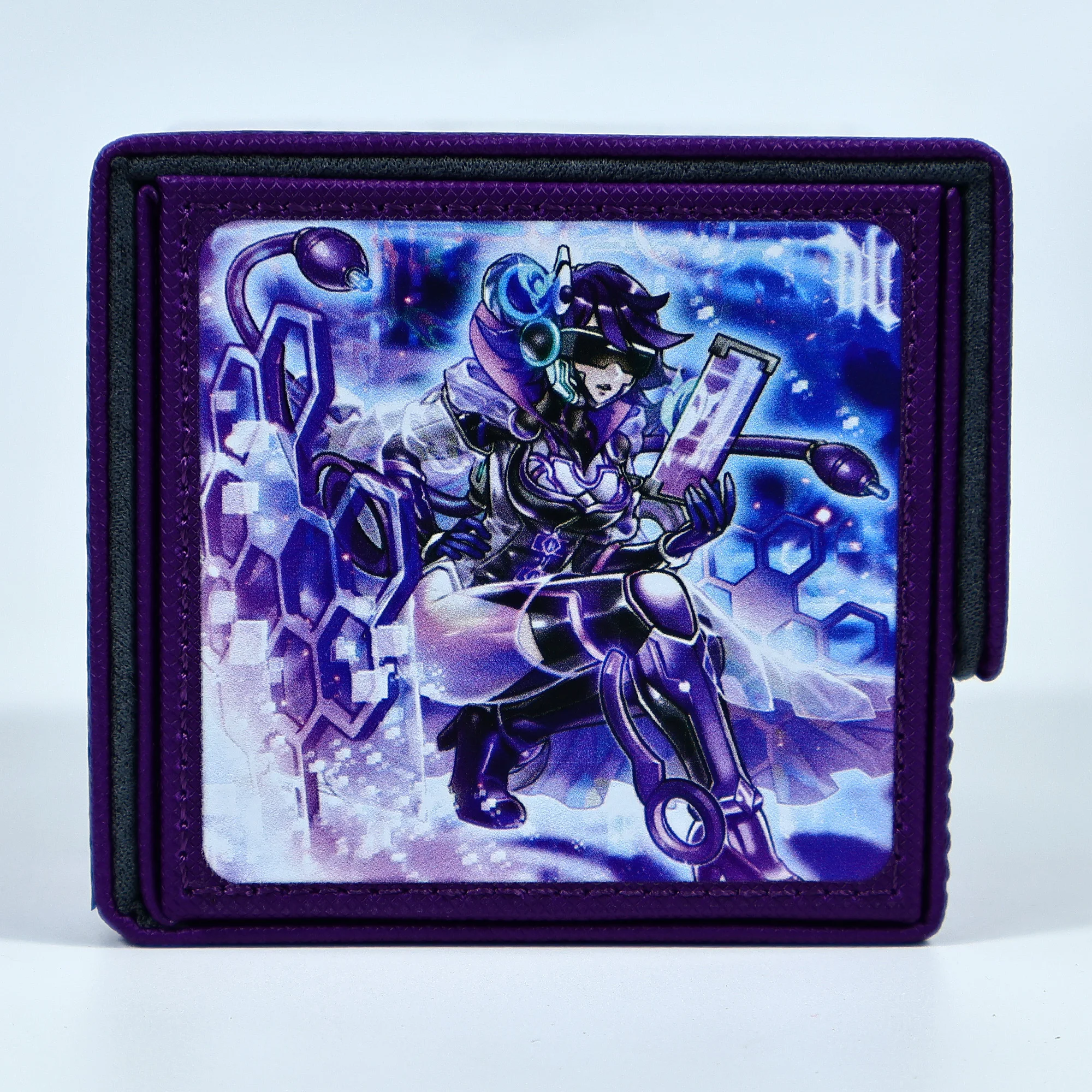 ยูกิโอทำเองแบบ DIY! กล่องเก็บการ์ด Cyberse Quantum Dragon กล่องเก็บการ์ดหนัง Ygo ระดับไฮเอนด์ กล่องเก็บการ์ดอนิเมะ ของขวัญ ของเล่น