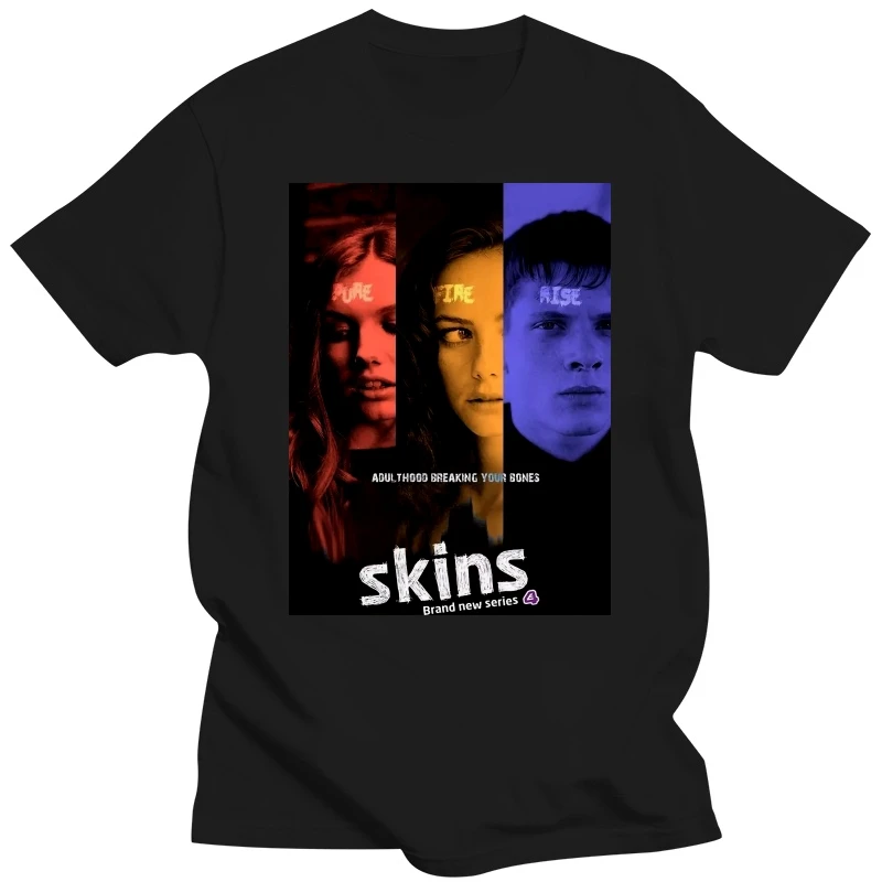 Skins Tv Series 7 T-Shirt shirts graphic tees summer tops t-shirts man korean fashion men workout shirt