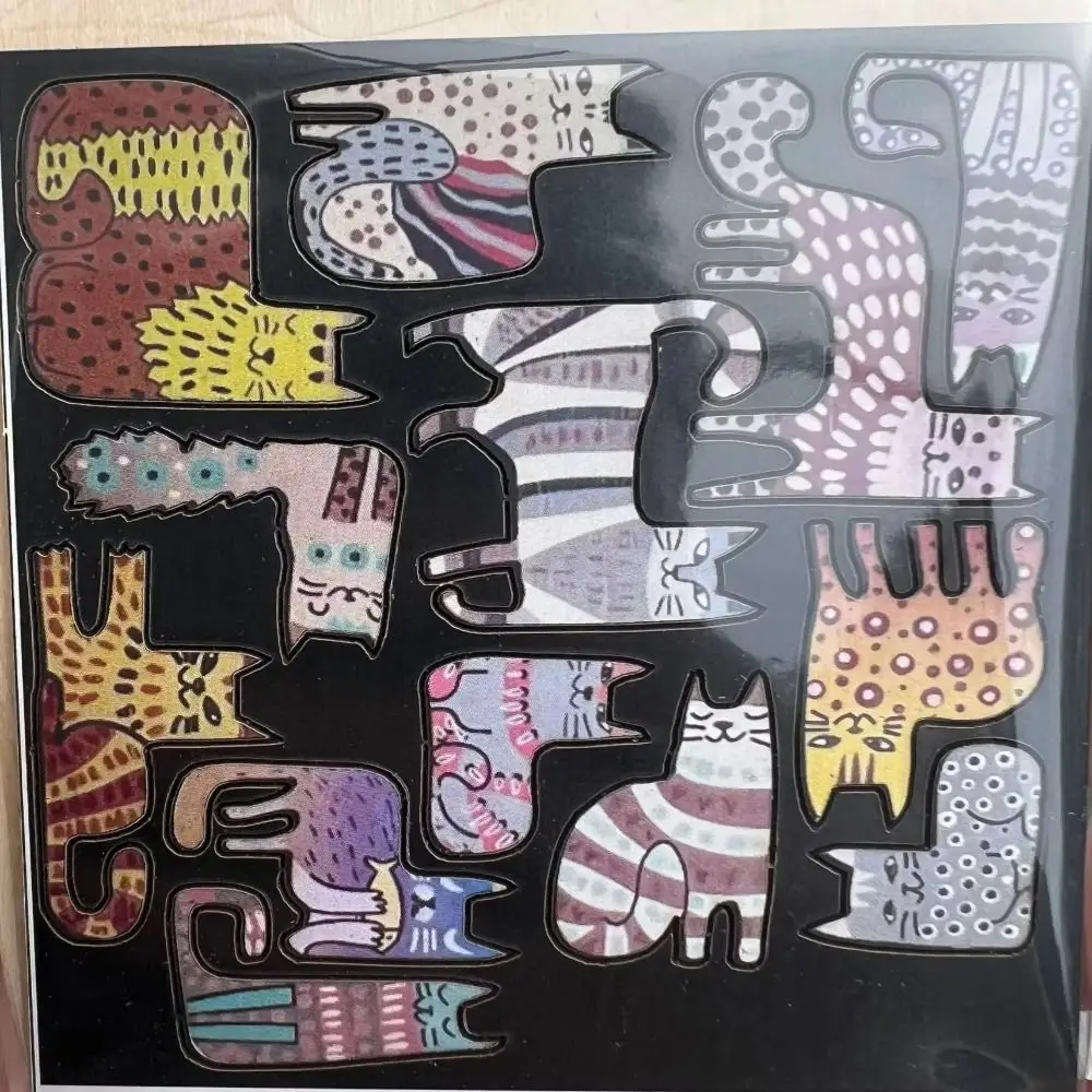 Gioco di puzzle per gatti in legno Educazione precoce Puzzle a forma di gatto che brucia il cervello Puzzle per animali da addestramento al pensiero