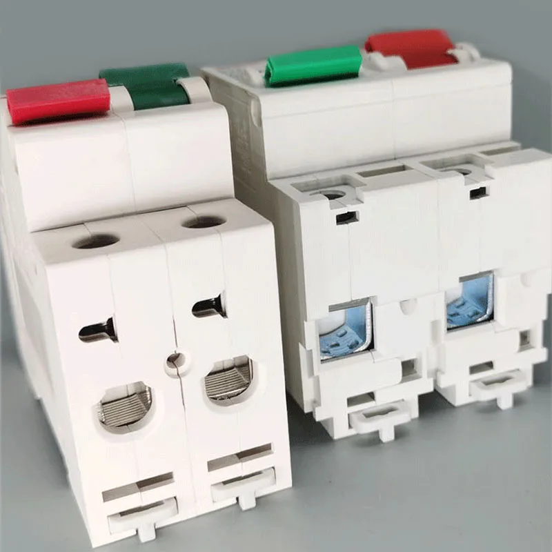 DC 1P+1P 2P+2P Circuit Breaker MCB Double Power Conversion Interlock 32A 63A 80A 100A 125A 150A 160A 200A 250A Battery Protector