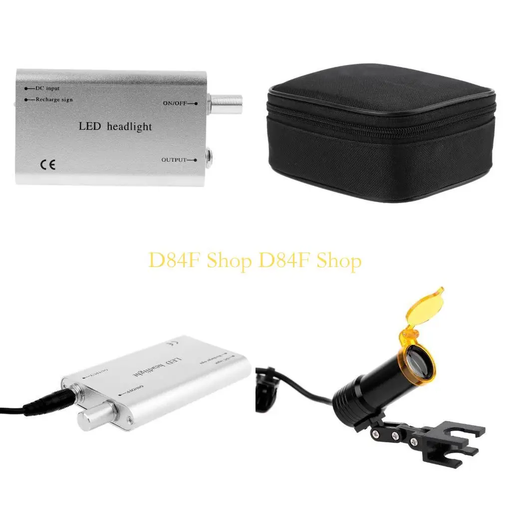 D84F 5W Lab Medical Portable LED Headlight Clip On LED Light with Filter Latest Type