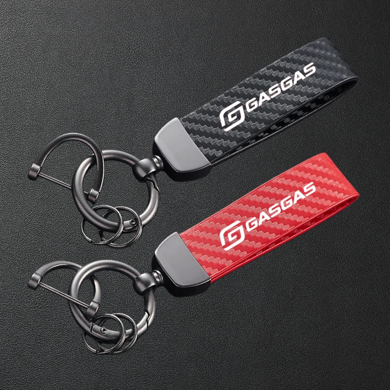 Chaveiro de metal com padrão de fibra de carbono para motocicleta de alta qualidade para GASGAS MC450F EC300 GP SM 700 900 EC Acessórios