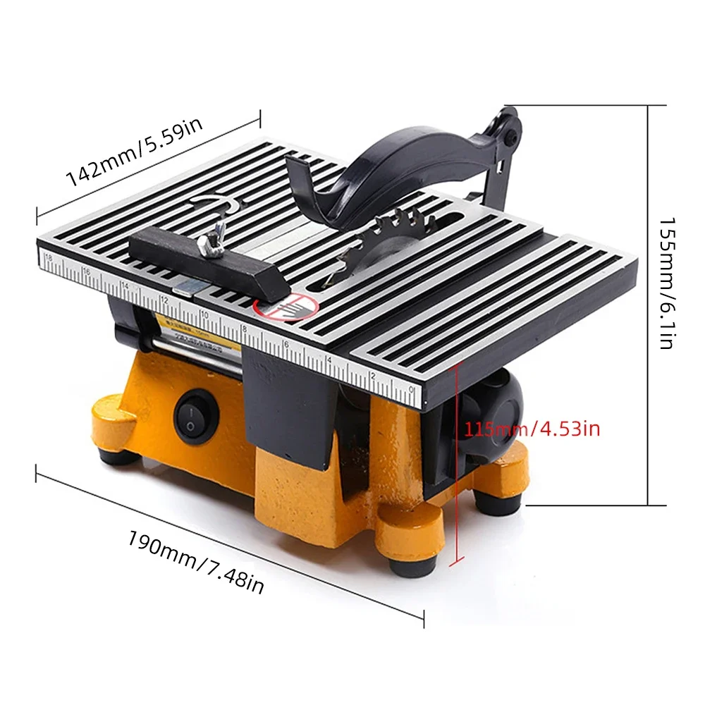 ALLSOME 220V Multifunction Mini Bench Saw For Cutting Wood Copper Aluminium 4\