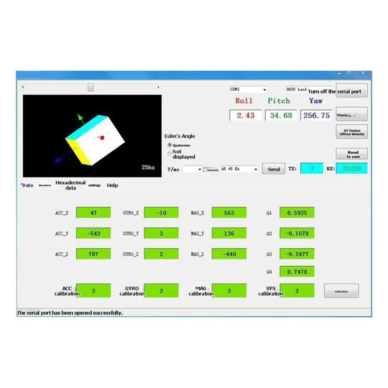 ABQU GY 955V2 BNO85 9-Axis Sensor Gyroscope Accelerometer Magnetometer Module for Navigation & Games