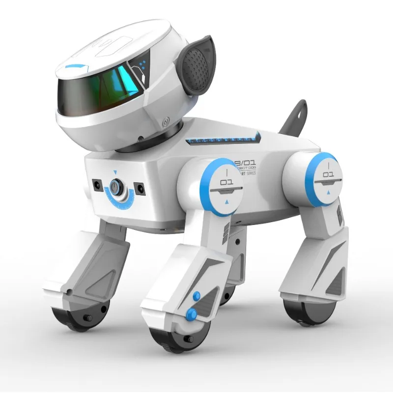 أشياء رائعة لعبة سيارة مضحكة هدية-Kawaii AI ذكي Rc روبوت الكلب ، سمّاعات بلوتوث سايبر روبوت ، سيارة التحكم عن بعد ، لعب للأولاد