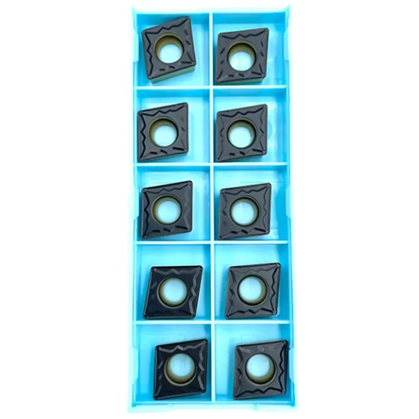 10pcs HADSTO Original Carbide Turning Inserts CNMG120408-MT CNMG120404-MT CNMG120412-MT HS8125 Cutting Blades for Steel CNC Tool
