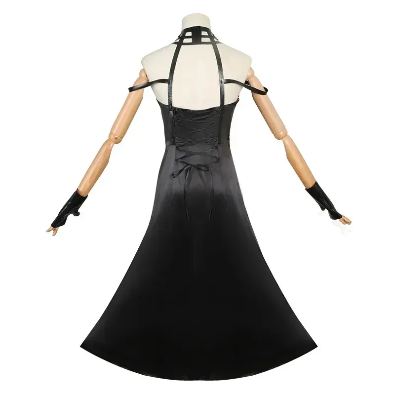 2025 Anime nuevo espía X familia yor forger cosplay traje traje negro falda roja conjunto ☆ ☆ ☆ aa