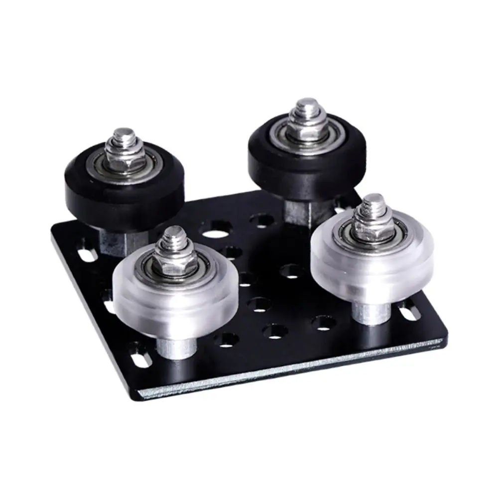 1Pc/5Pcs 625ZZ 625RS Bearing Pulley MR105zz Small Big V-Slot Models POM Wheel Black Transparent Plastic Idler Gear