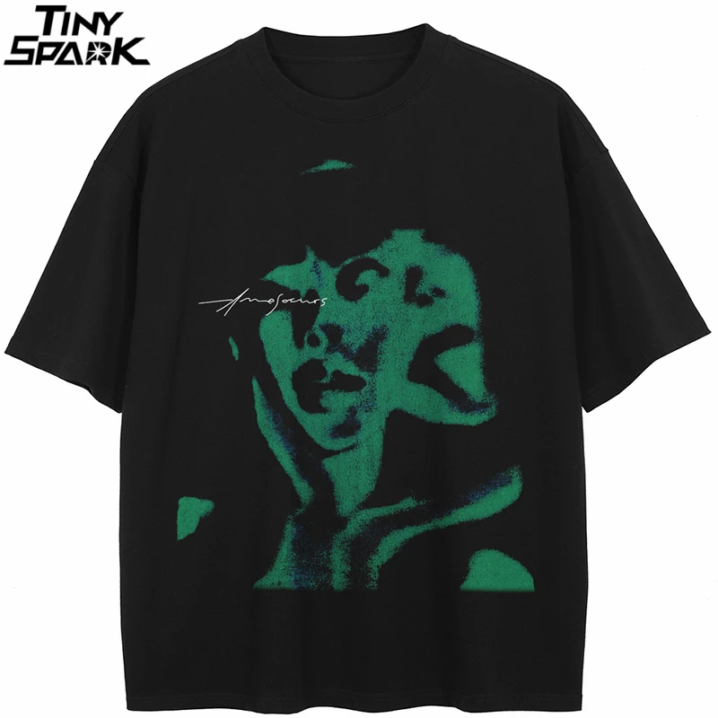 T-Shirt Streetwear Soulmate Grafik T Shirt Baumwolle Hipster Männer T-shirt Unisex Tops Tees Schwarz Hip Hop Kleidung