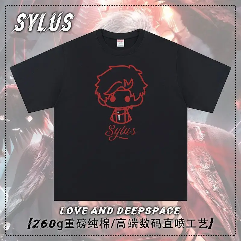 لعبة الحب والفضاء العميق أنيمي كوس رافاييل زين سيلوس كزيفير إلخ. تي شيرت فضفاض يومي بأكمام قصيرة للجنسين 2025 #3